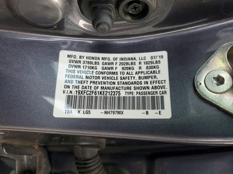 2019 Honda Civic lx