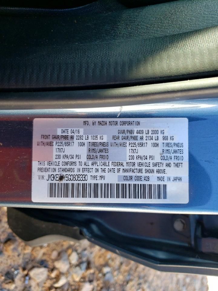 2016 Mazda Cx-5 Touring