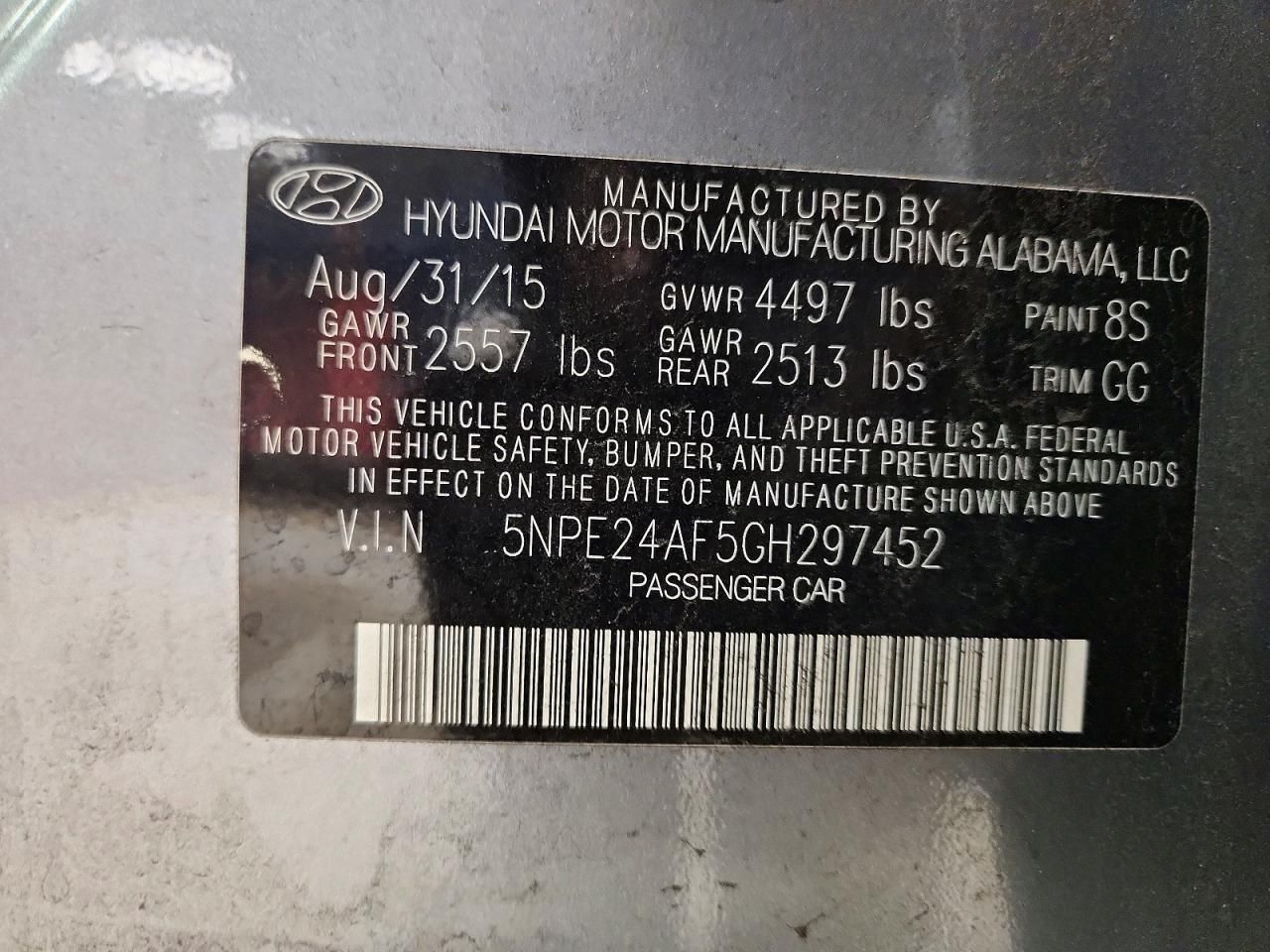 2016 Hyundai Sonata se