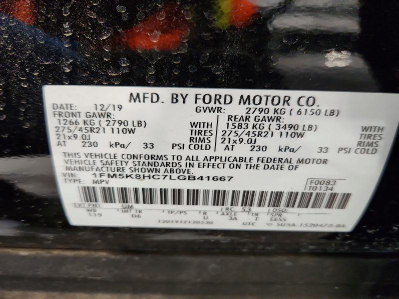 2020 Ford Explorer Platinum