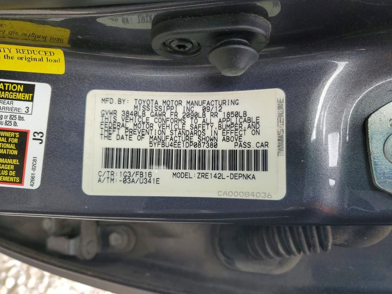 2013 Toyota Corolla Base