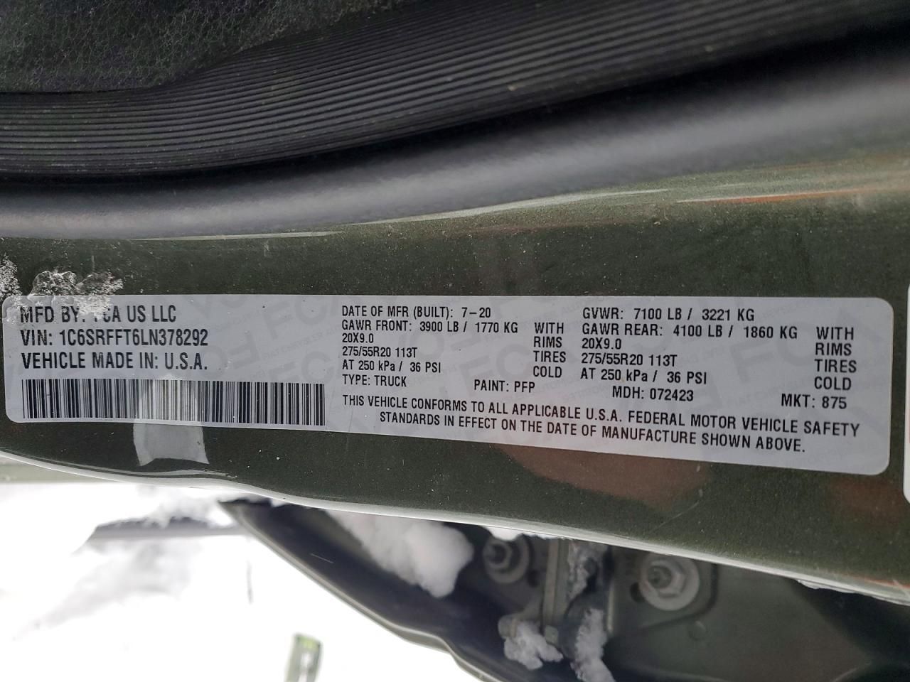 2020 Dodge Ram 1500 big Horn/lone Star