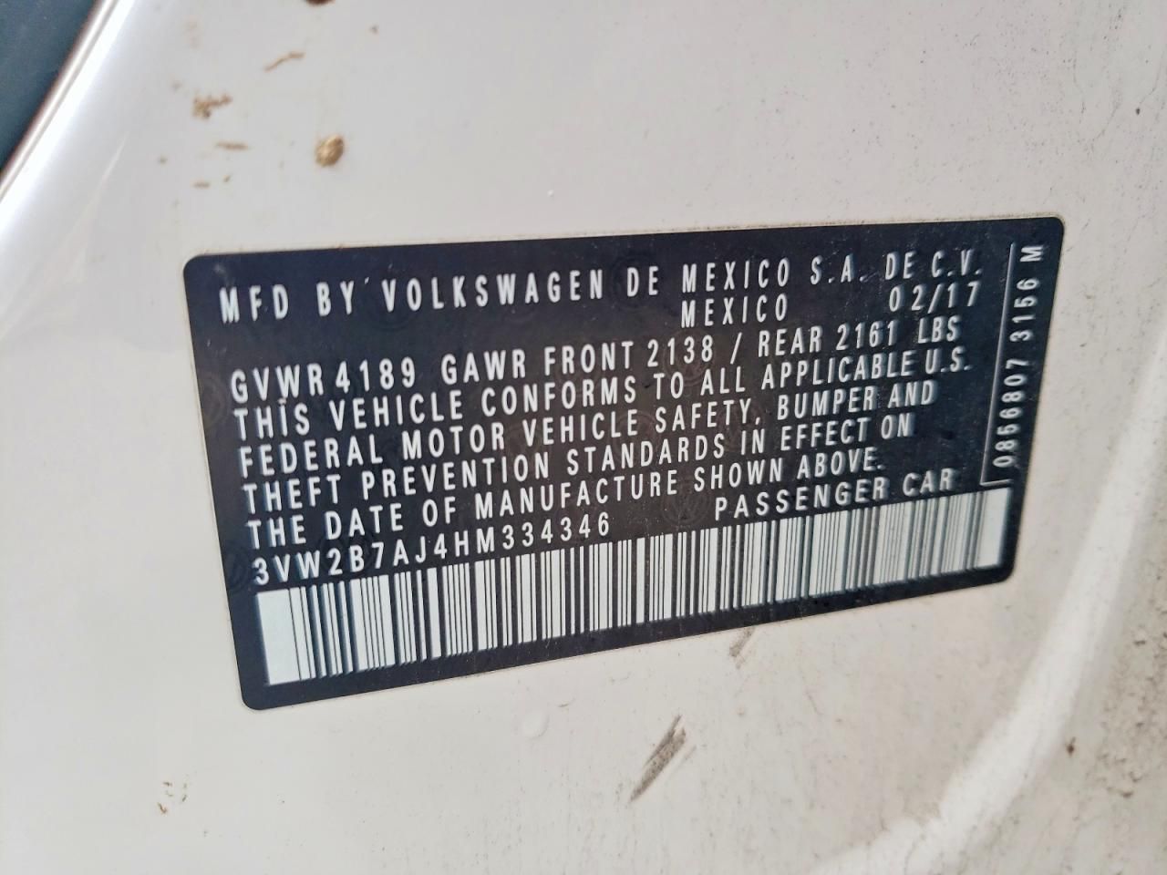 2017 Volkswagen Jetta s