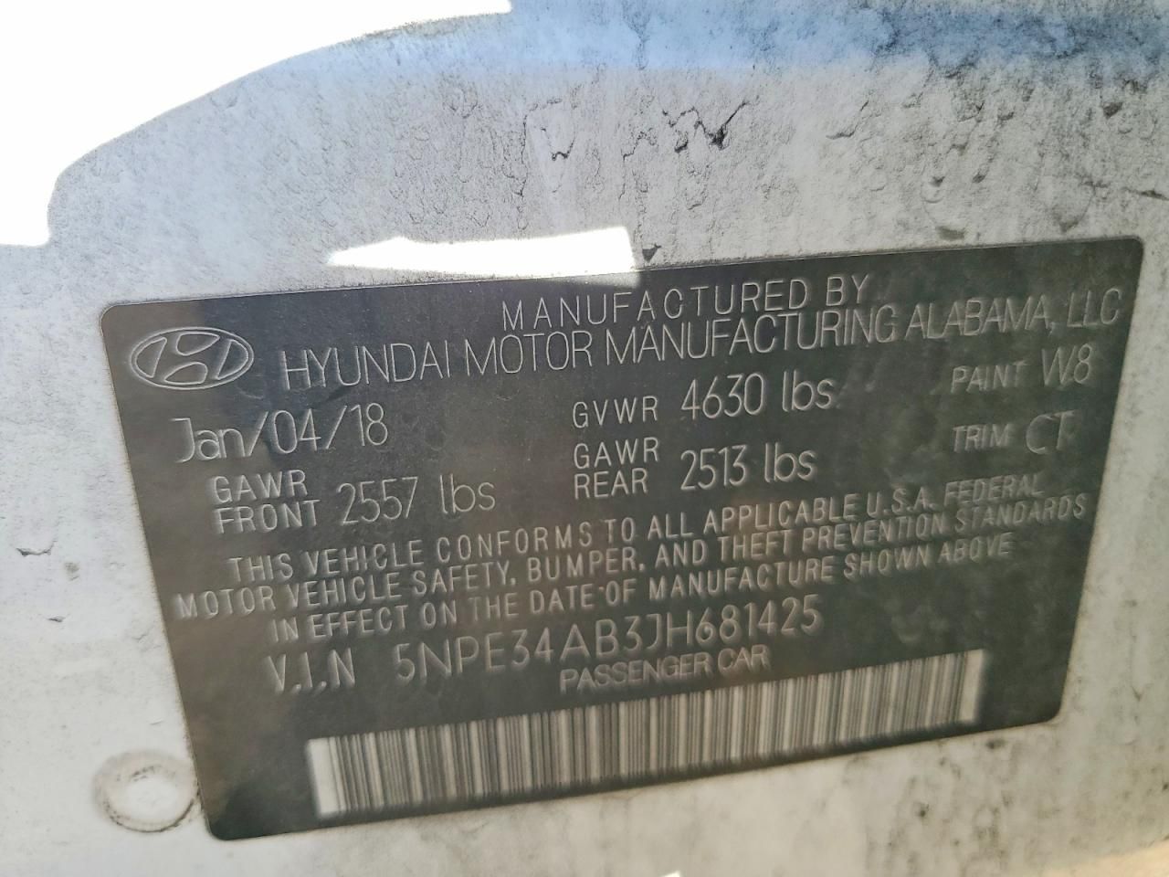 2018 Hyundai Sonata Sport