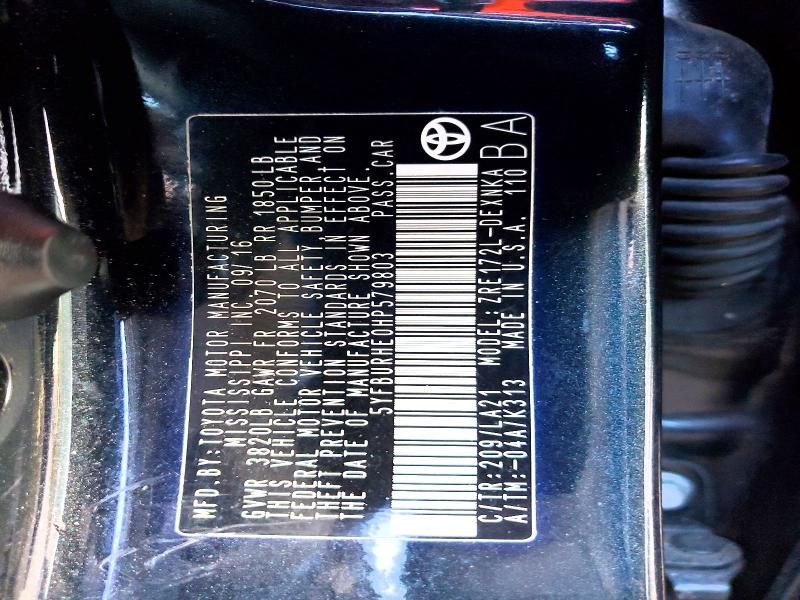 2017 Toyota Corolla l