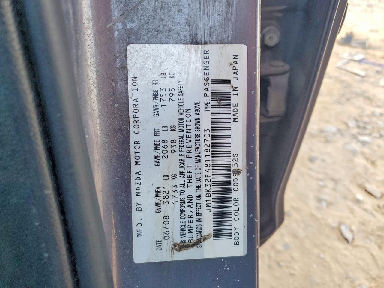 2008 Mazda 3 I