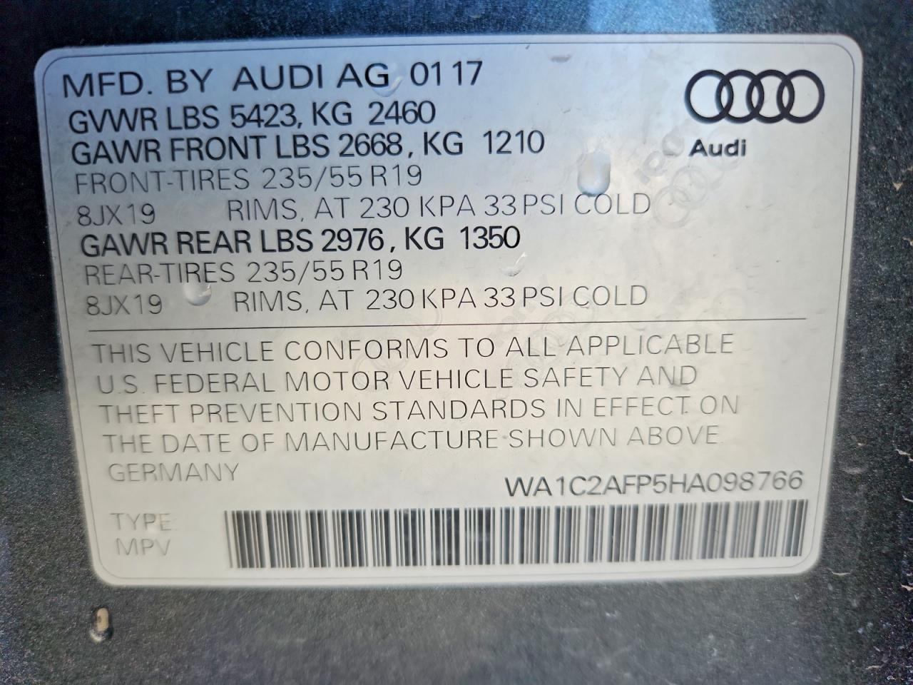 2017 Audi Q5 Premium