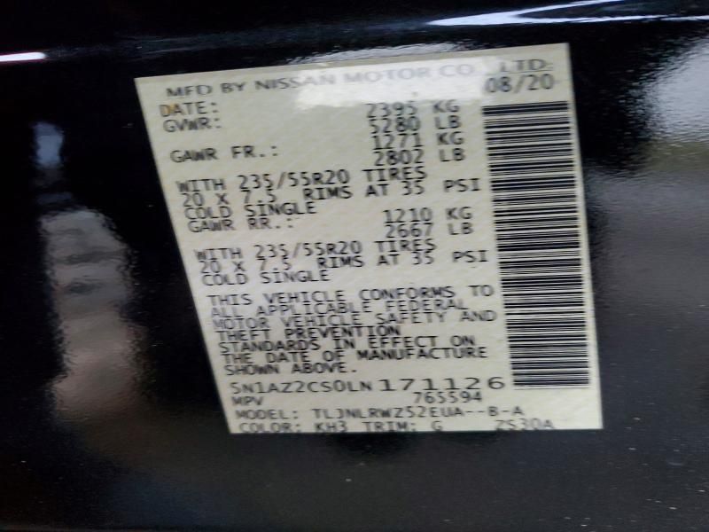 2020 Nissan Murano sl