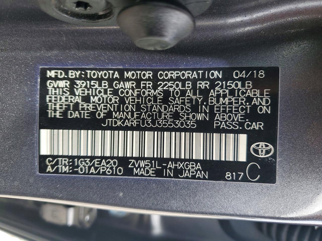 2018 Toyota Prius