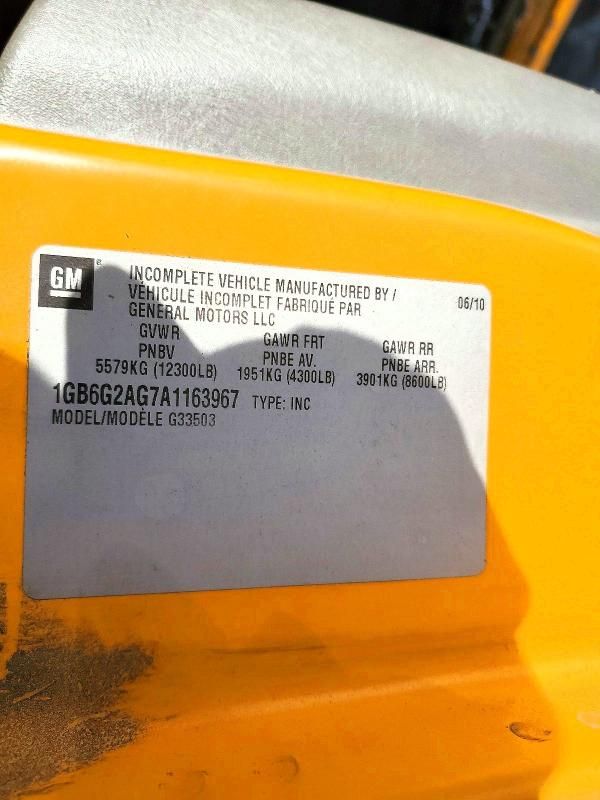 2010 Chevrolet Express G3