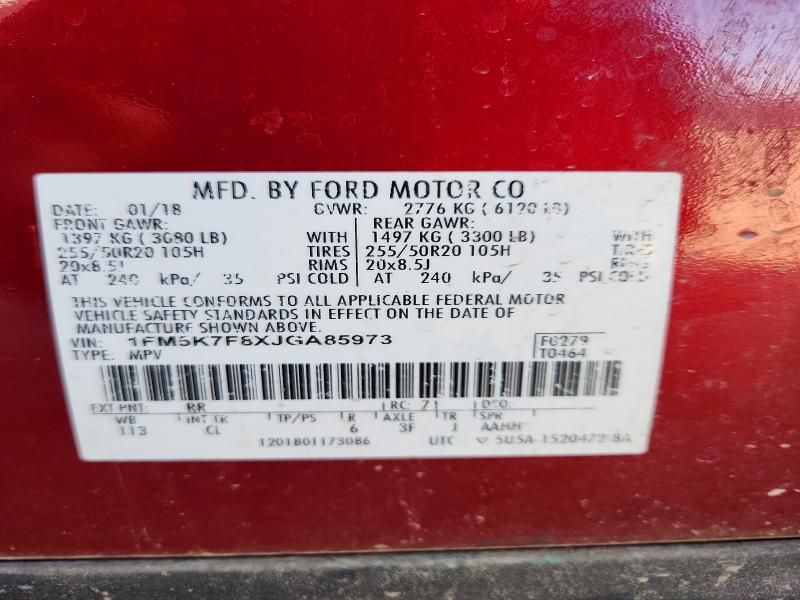 2018 Ford Explorer Limited