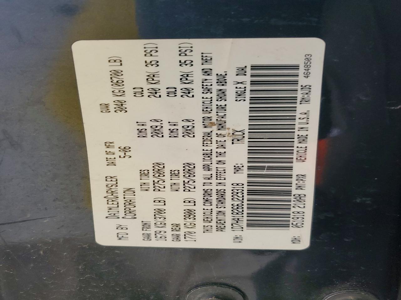 2006 Dodge Ram 1500 st