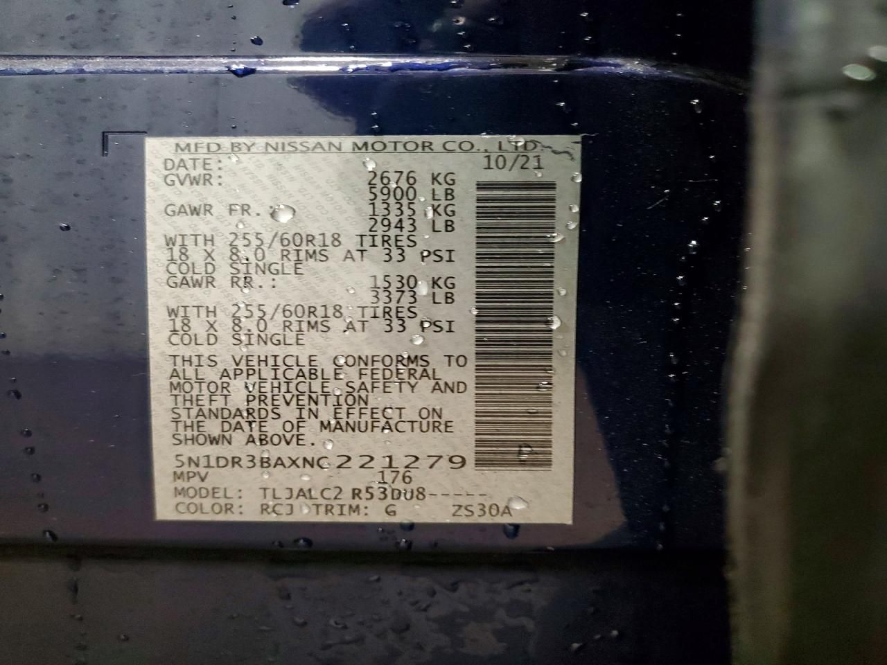 2022 Nissan Pathfinder sv