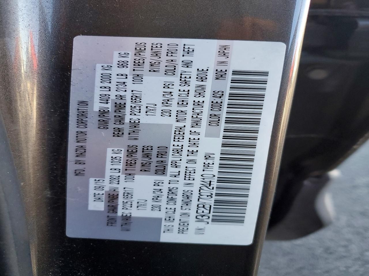 2016 Mazda Cx-5 Sport