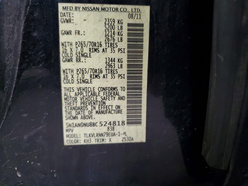 2011 Nissan Xterra off Road