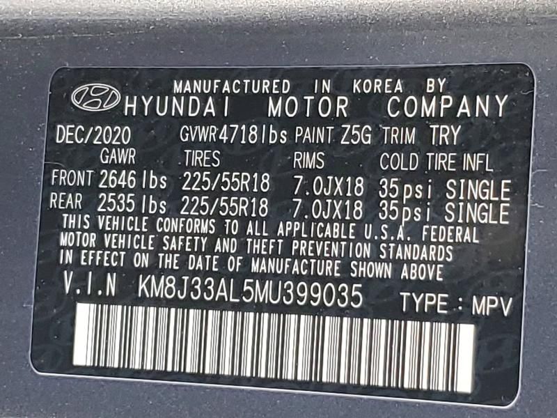 2021 Hyundai Tucson Limited