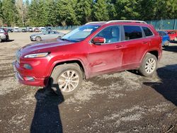 Jeep Cherokee Vehiculos salvage en venta: 2017 Jeep Cherokee Overland