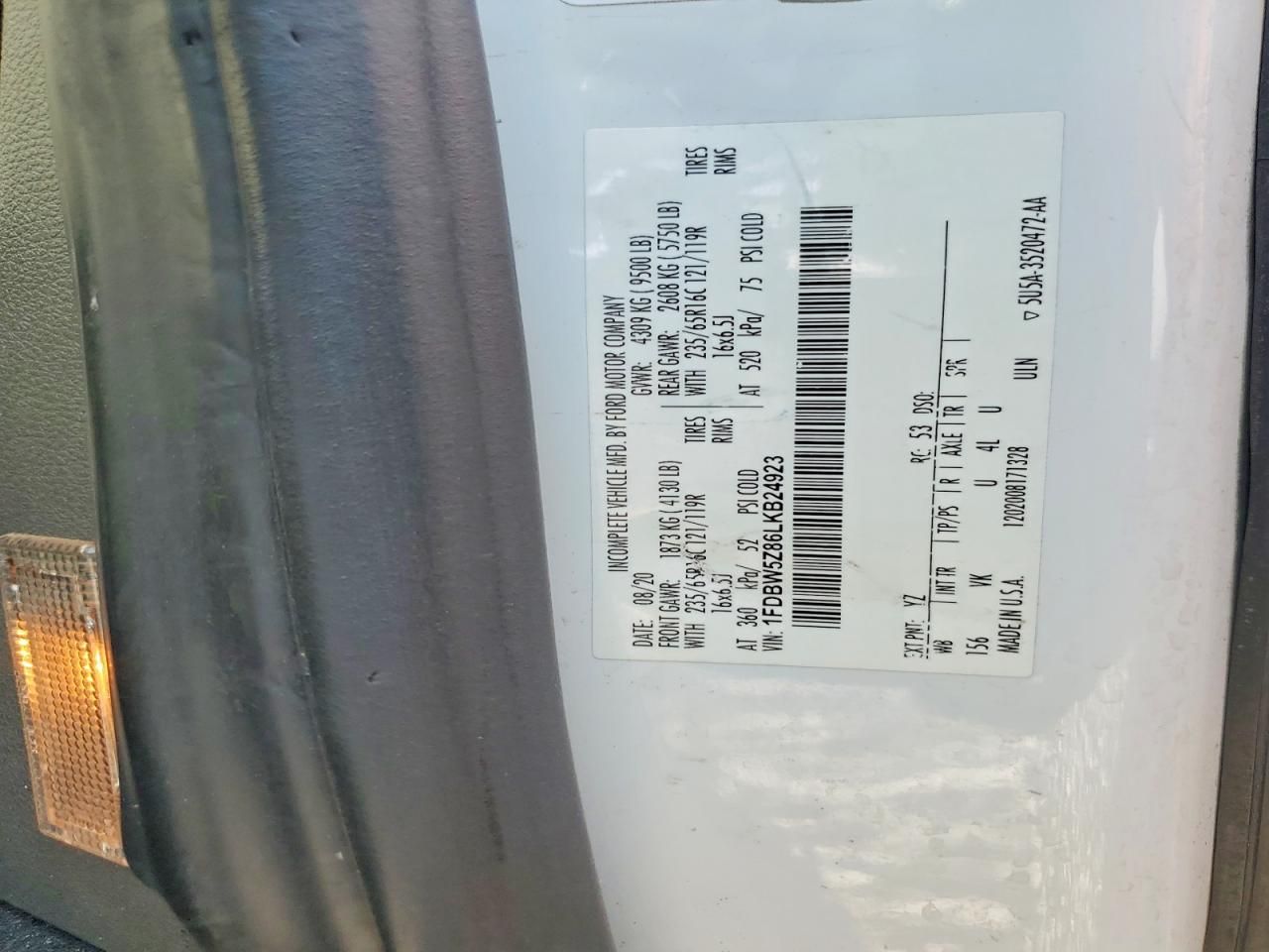 2020 Ford Transit T-350