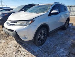 Salvage cars for sale from Copart Elgin, IL: 2015 Toyota Rav4 Limited