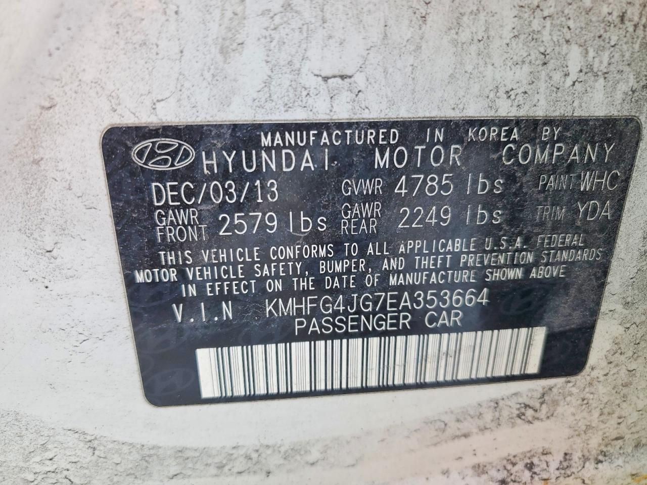 2014 Hyundai Azera