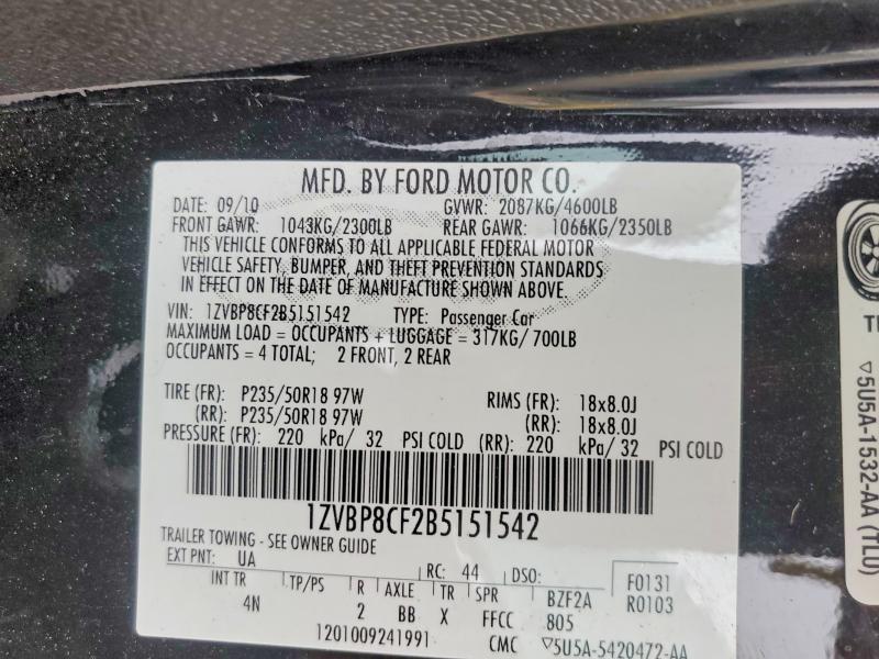 2011 Ford Mustang gt