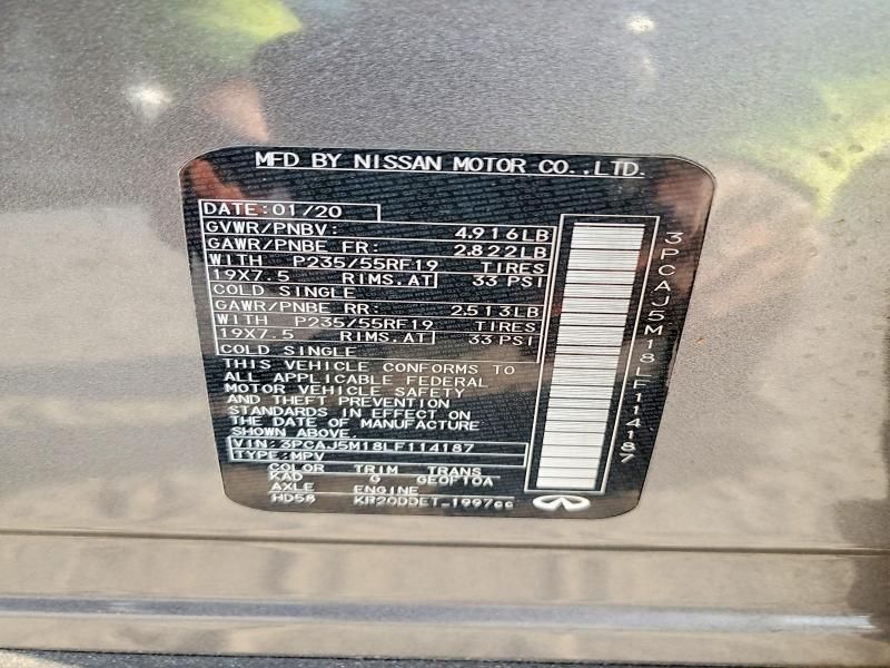 2020 Infiniti Qx50 Pure