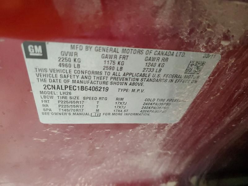 2011 Chevrolet Equinox lt