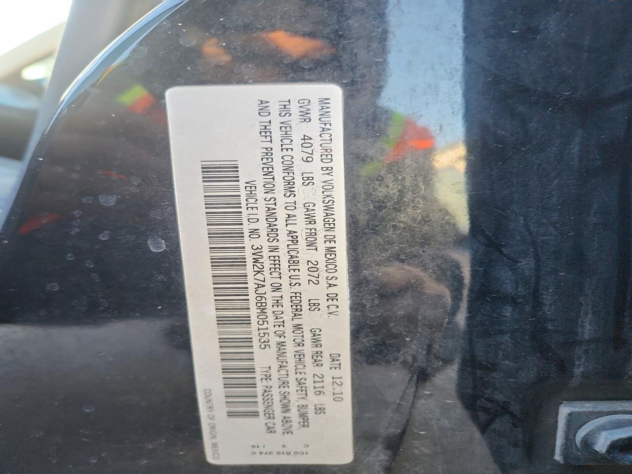 2011 Volkswagen Jetta Base