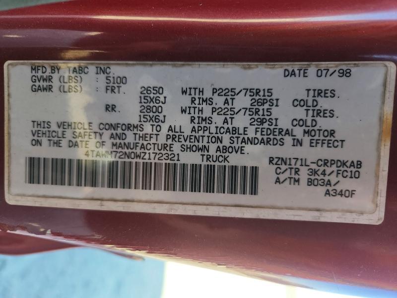 1998 Toyota Tacoma Xtracab