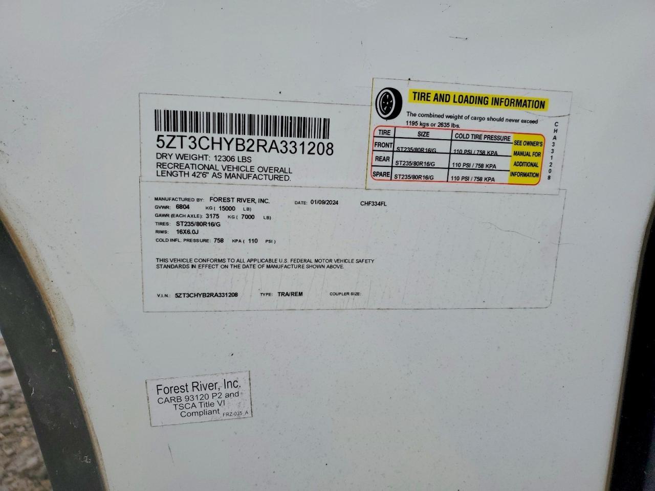 2024 Chaparral Coachmen