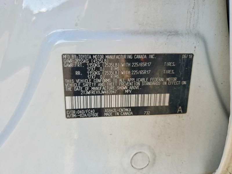 2018 Toyota Rav4 Adventure