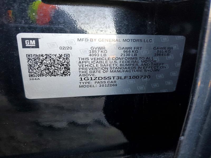 2020 Chevrolet Malibu lt