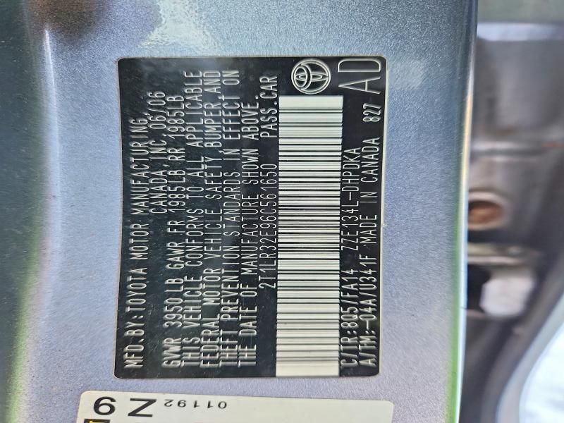 2006 Toyota Corolla Matrix Base