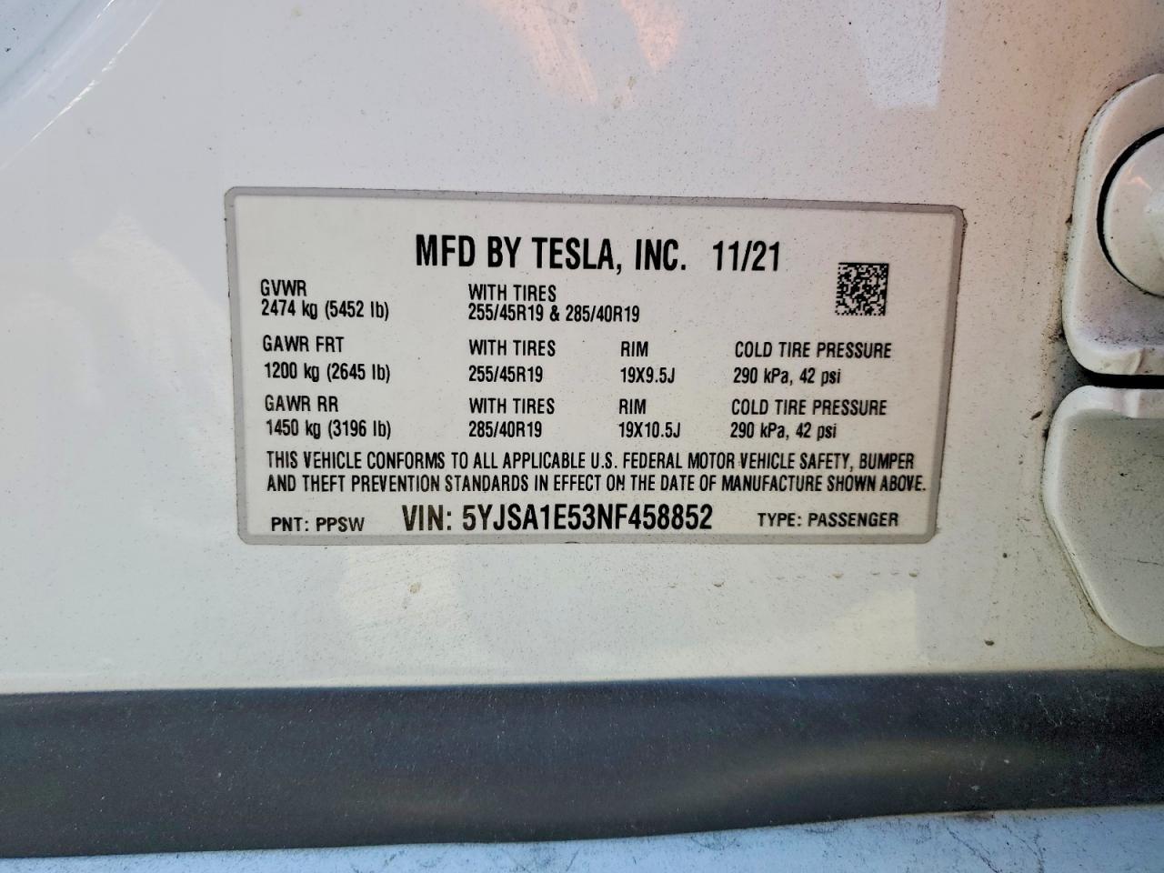 2022 Tesla Model s