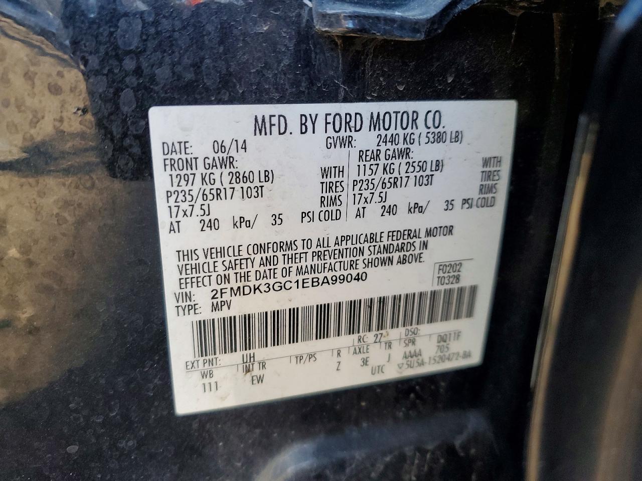 2014 Ford Edge se