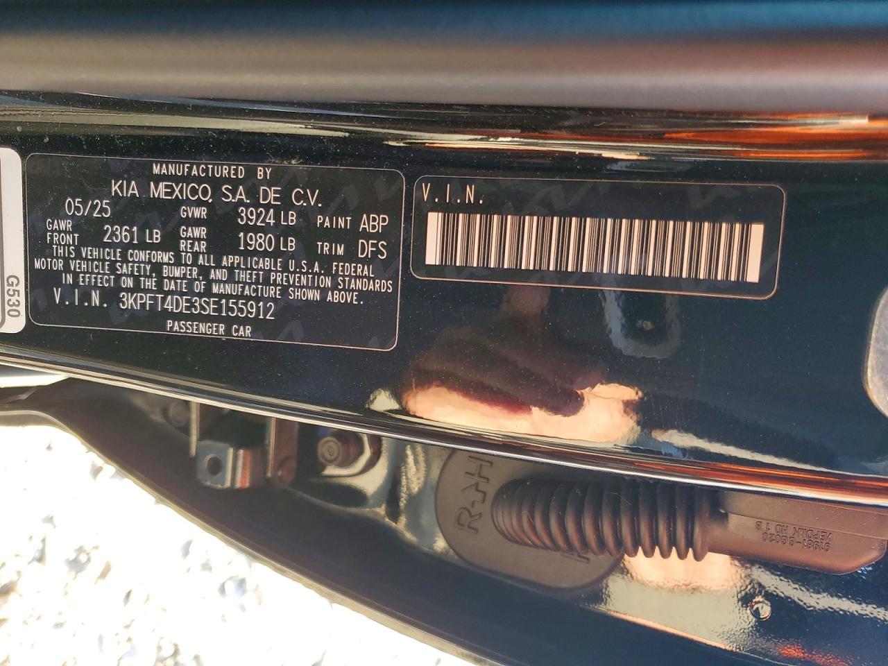 2025 KIA K4 lx