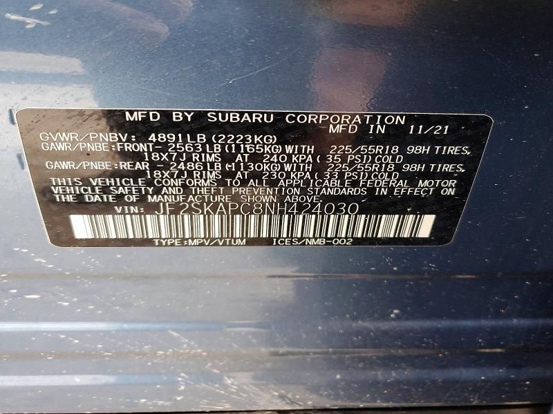 2022 Subaru Forester Limited