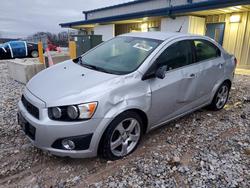 Chevrolet salvage cars for sale: 2012 Chevrolet Sonic ltz