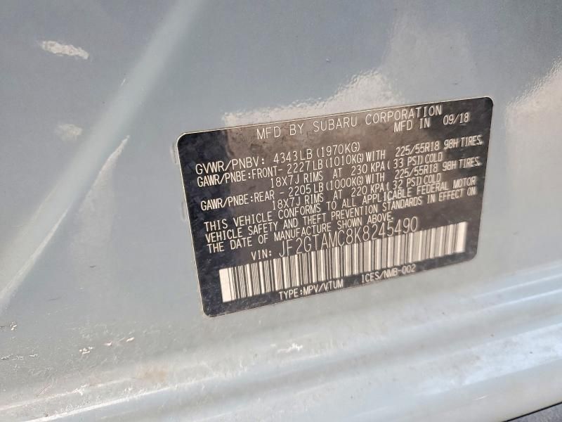 2019 Subaru Crosstrek Limited