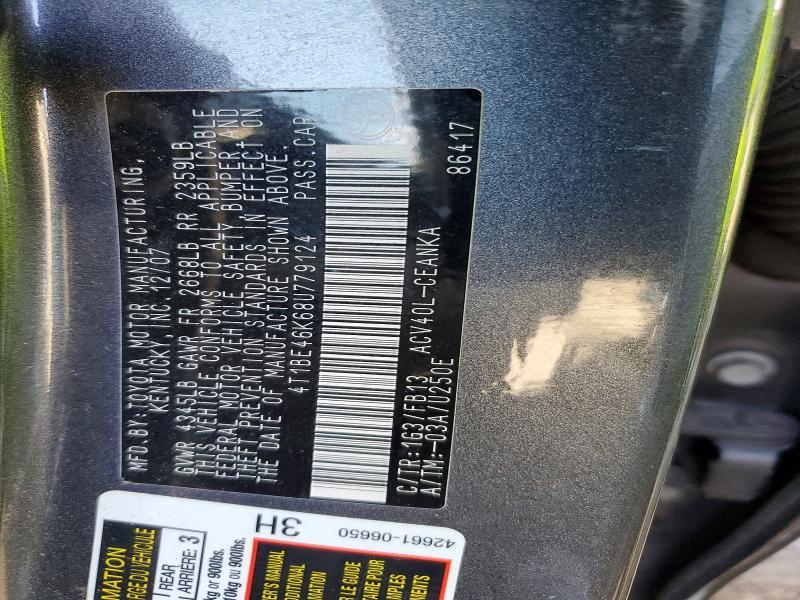 2008 Toyota Camry le