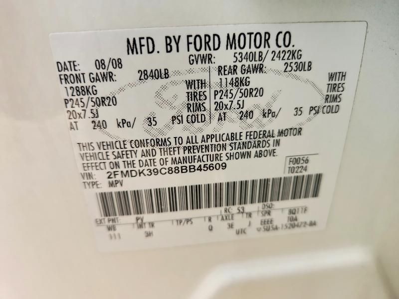 2008 Ford Edge Limited