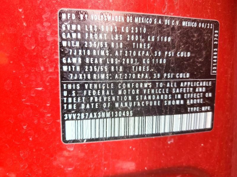 2022 Volkswagen Tiguan se