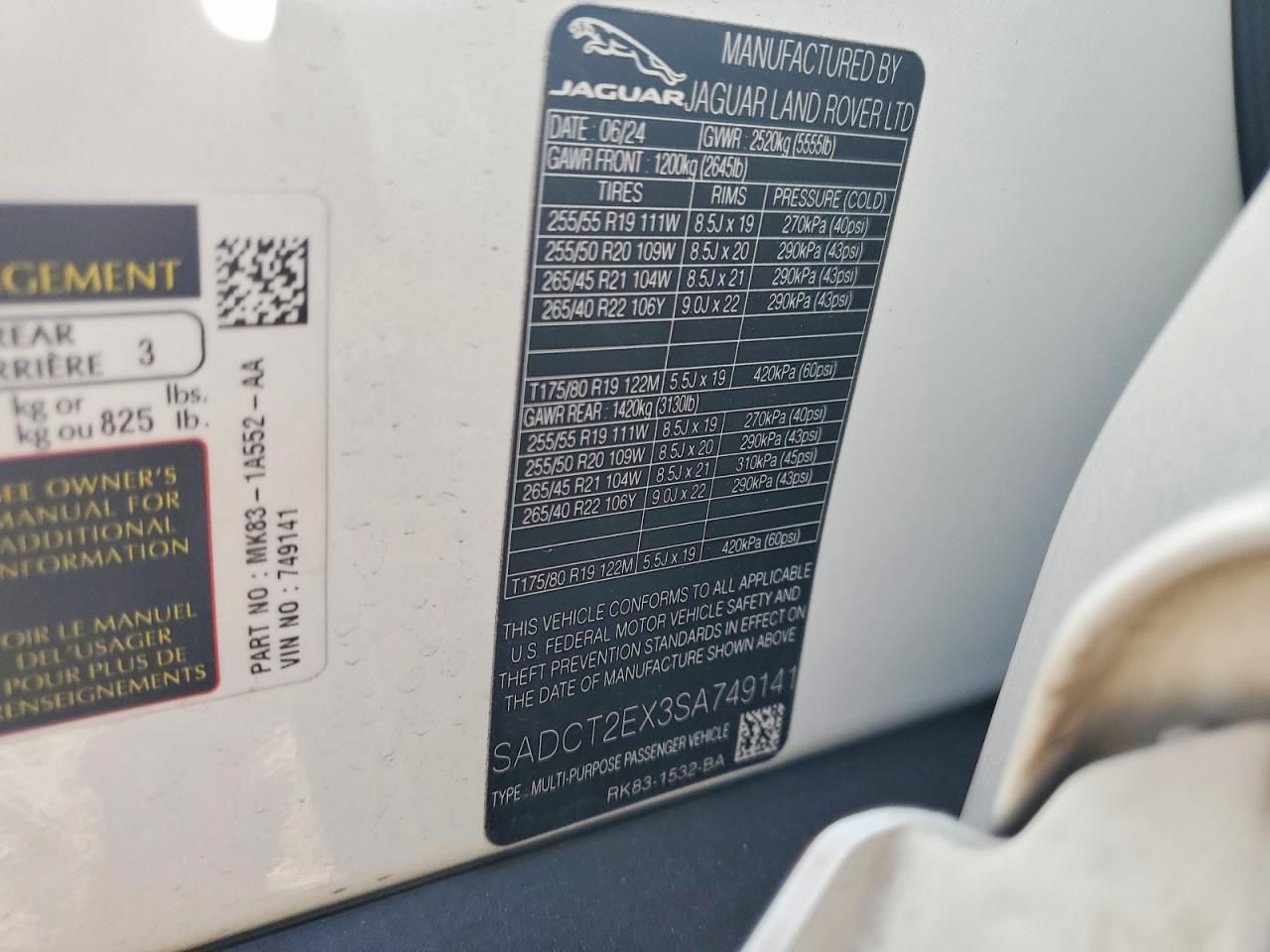 2025 Jaguar F-pace R-dynamic s