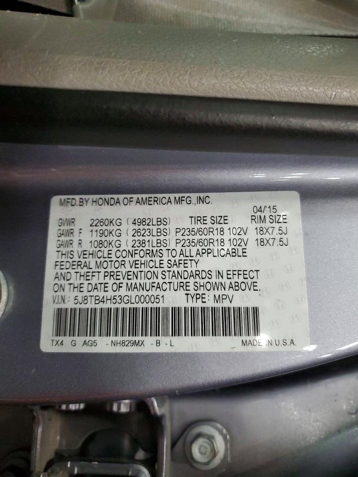 2016 Acura Rdx Technology