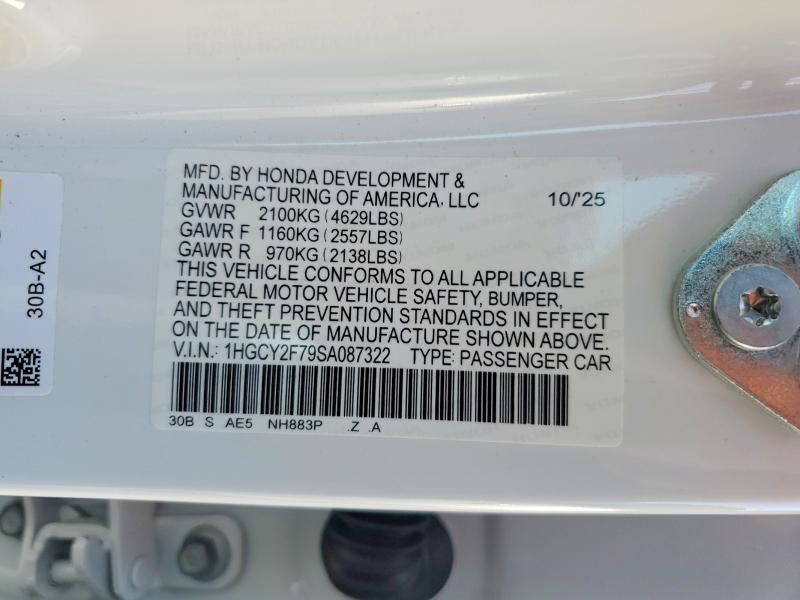 2025 Honda Accord Hybrid Sport-l