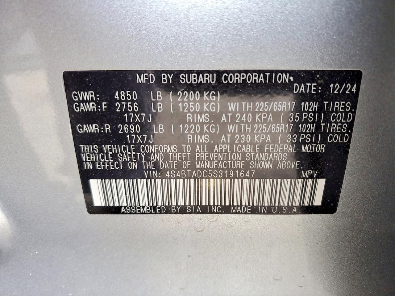 2025 Subaru Outback Premium