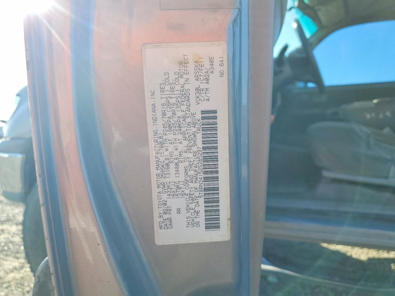 2002 Toyota Tundra Access Cab SR5