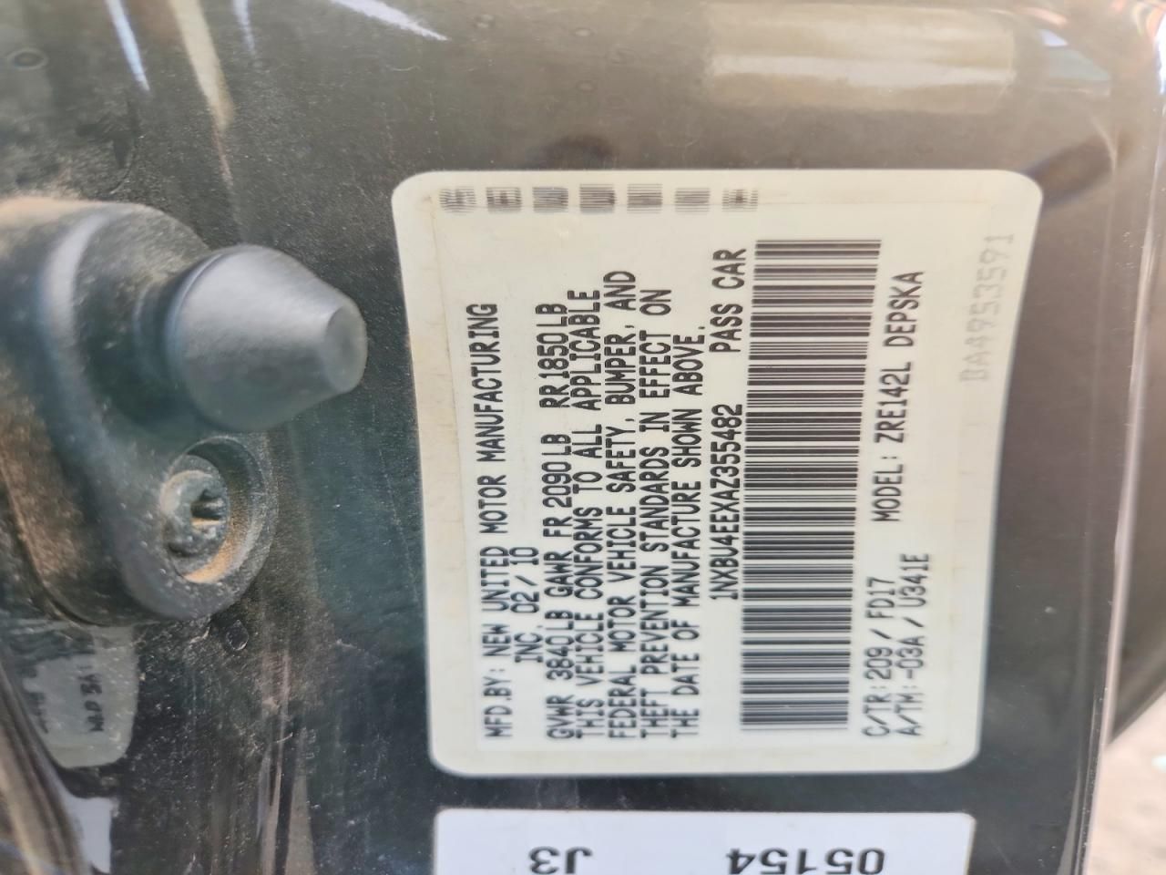 2010 Toyota Corolla Base