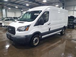 Salvage trucks for sale at Ham Lake, MN auction: 2015 Ford Transit Cargo Van T