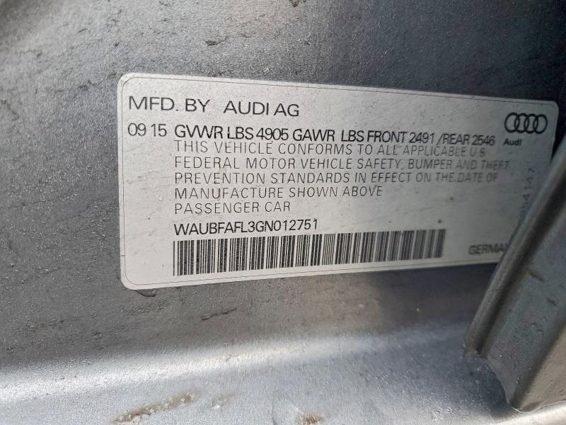2016 Audi A4 Premium S-line